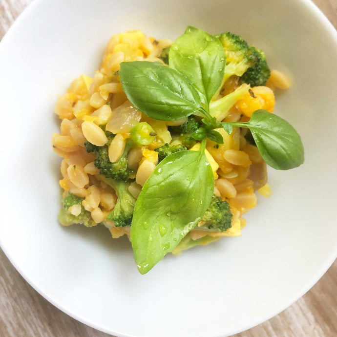 Creamy Vegan Gluten-Free Risotto Primavera