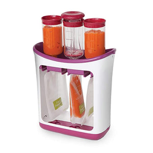 Infantino Squeeze Station - Pouch Filling Station for semi-Solid Food for Babies and Toddlers, Dishwasher Safe and BPA Free for Homemade Baby Foodinf